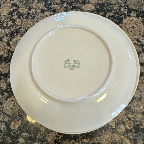 Seymour Mann Luncheon Snack Plates Flower Garden Japan Lot Of 5 - Picture 2 of 4